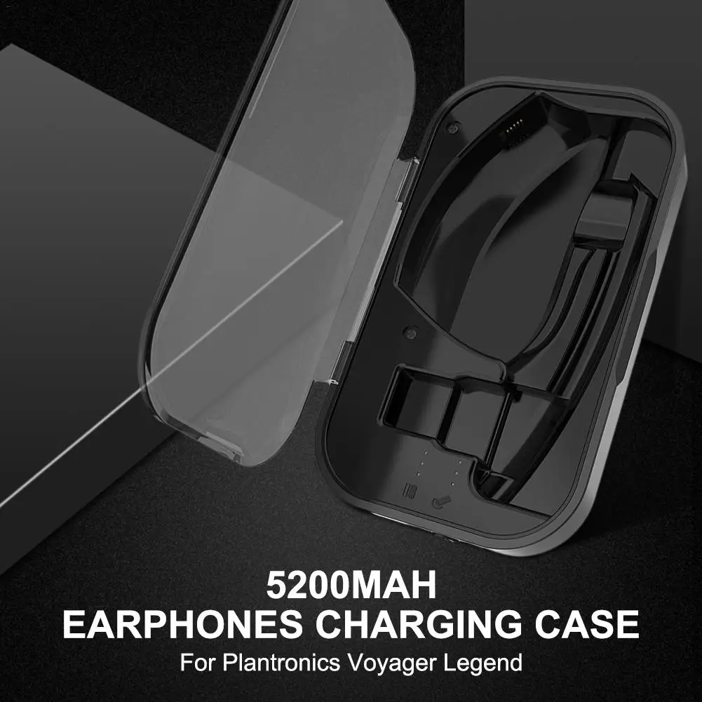 

Portable Earphones Charging Case Headset Storage Protective Charging Box For Plantronics Voyager Legend Headset