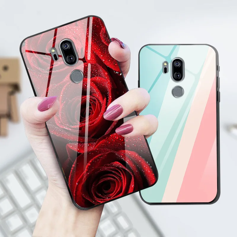 Premium Tempered Glass Case with Space-Themed Design and Enhanced Bumpers