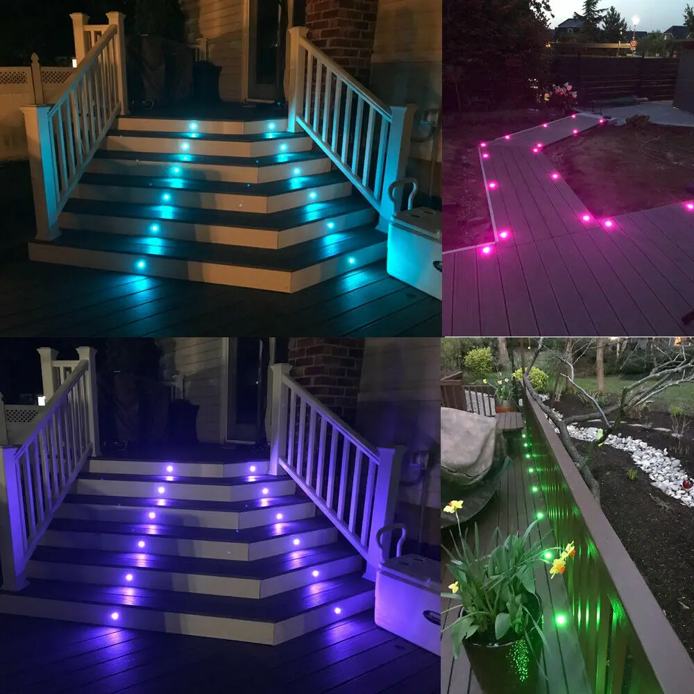 Outdoor Lighting Equipment 30X WIFI RGB Changeable Half Moon 12V Yard