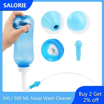 

Nasal Wash Cleaner Nasal Irrigator Nose Protector Clean Moistens Avoid Allergic Rhinitis Sinusitis Neti Pot 300/500ML Kids Adult