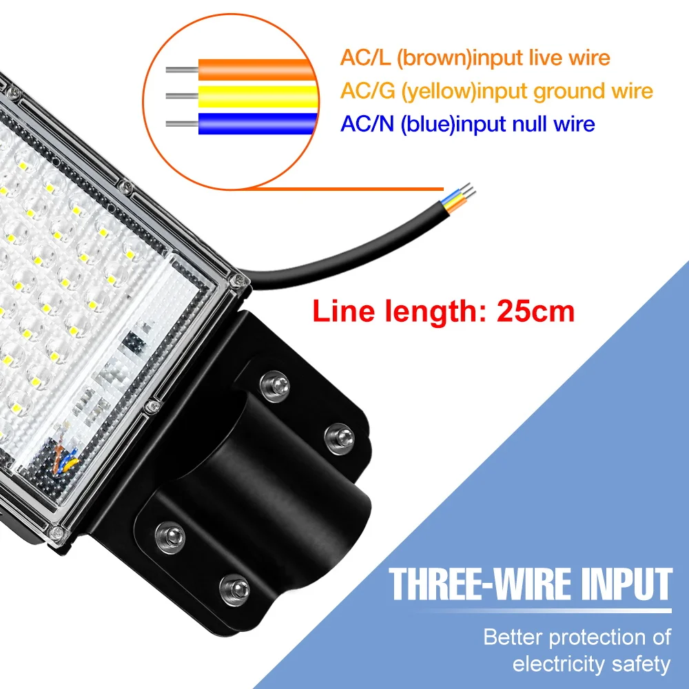 LED Floodlights 100W 50W LED Garden Lights Outdoor IP65 Waterproofs AC 220V 230V 240V Street Lamps For Garden Landscape Lighting