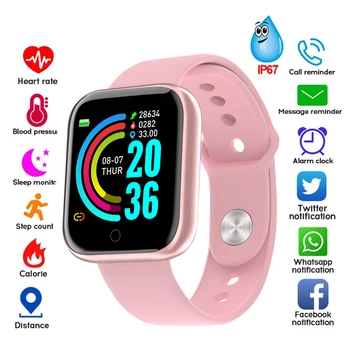 

Wristband Waterproof Smart Band Fitness Tracker Sport Bracelet Pedometer Health Heart Rate Blood Pressure Bluetooth Smartband