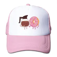 Розовые колпачки для кофе и пончиков