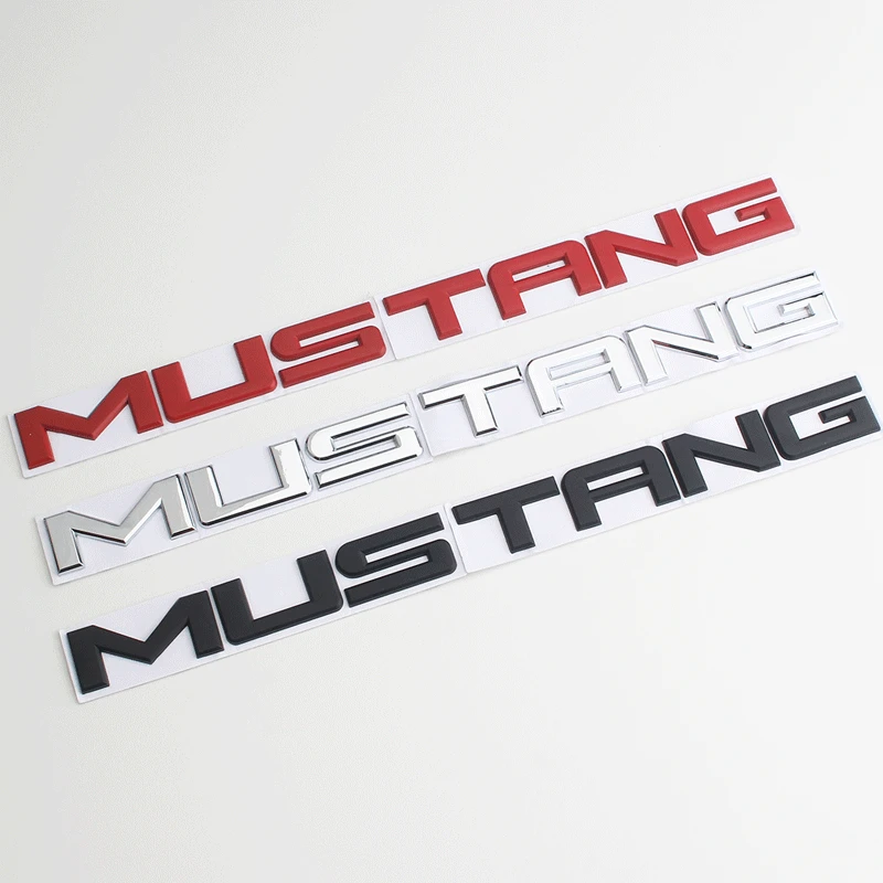 Автомобильная 3d наклейка для Ford Mustang GT эмблема передней капоты задний багажник
