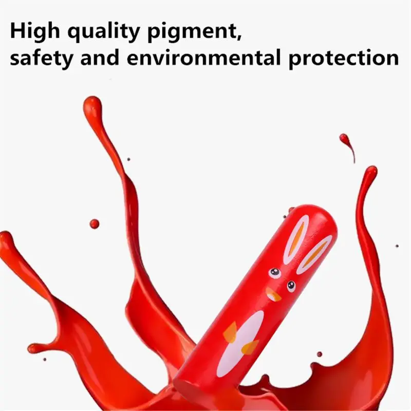 Wood Rabbit Pop_up Toy Tap Bounce Stick Baby Kids Education Toy 24BE 3