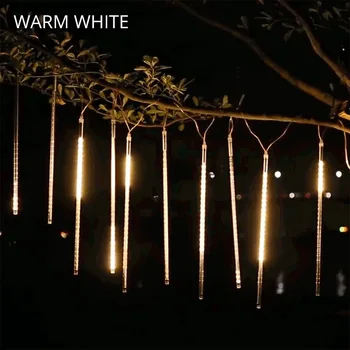 

Valentine Waterproof 50cm Holiday Meteor Shower LED String Lights For Indoor Outdoor Garden Party Christmas Tree Decors Beloved