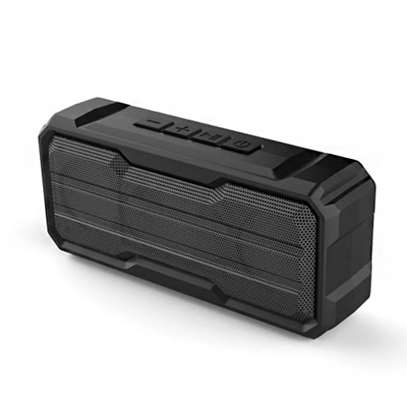 Portable Bluetooth Music Bass Speaker Waterproof IPX 4 Outdoor LED Wireless Column Loudspeaker Support TF Card Aux Input