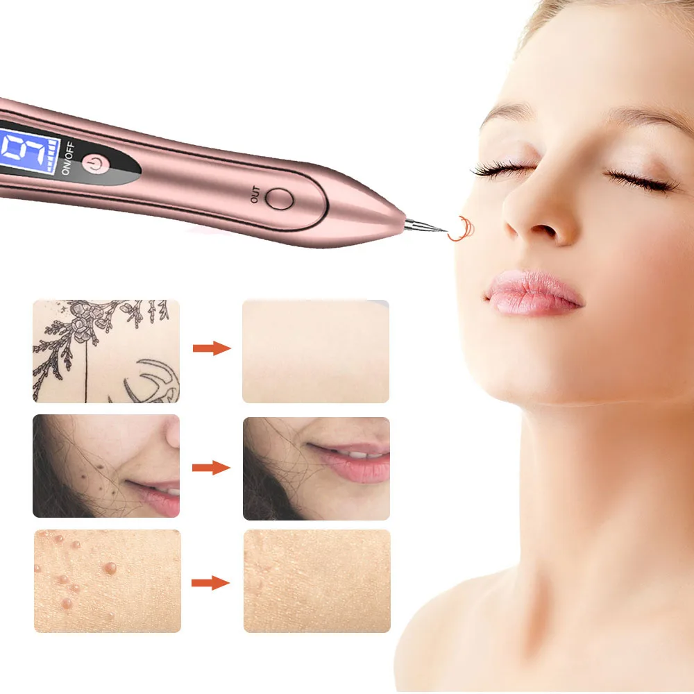 

Newest Laser Plasma Pen Mole Removal Dark Spot Remover LCD Skin Care Point Pen Skin Wart Tag Tattoo Removal Tool Beauty Care