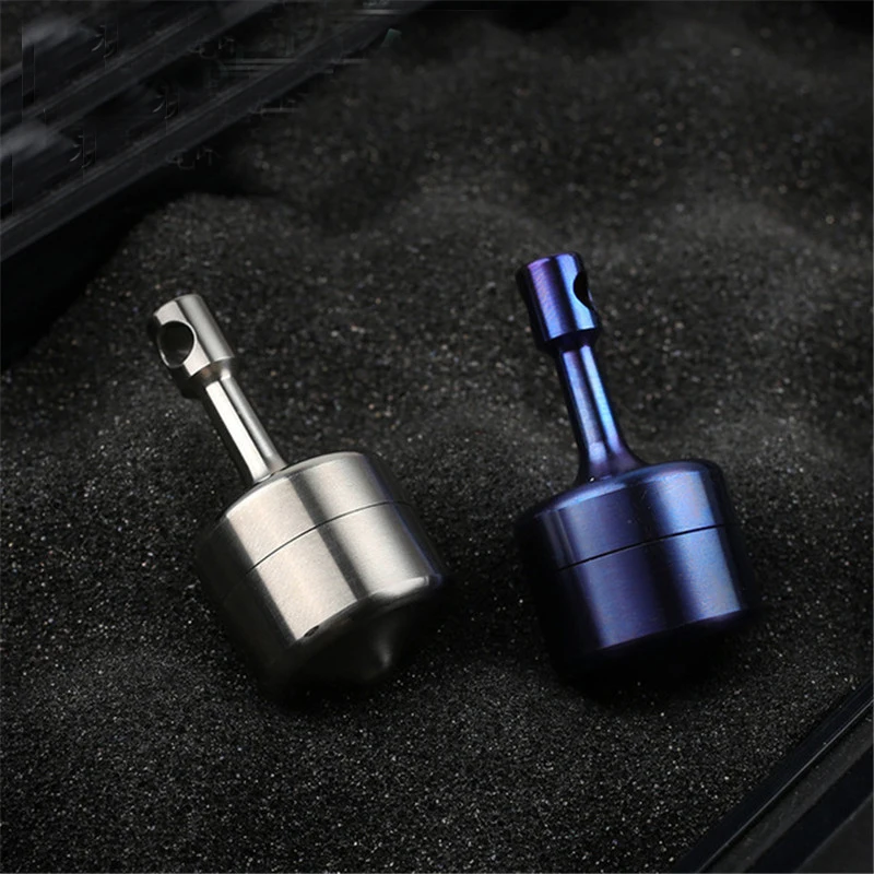 EDC водонепроницаемый Pure titanium Pill Box гироскоп-образный портативный медицинский чехол для таблеток для экстренных случаев открытый контейнер для таблеток