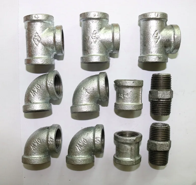 

( for DN15 Pipe-Inner Hole:20mm )LOFT Style DIY Industrial Pipe Furniture Accessories Wall Shelves Parts Pipe Elbow Connector