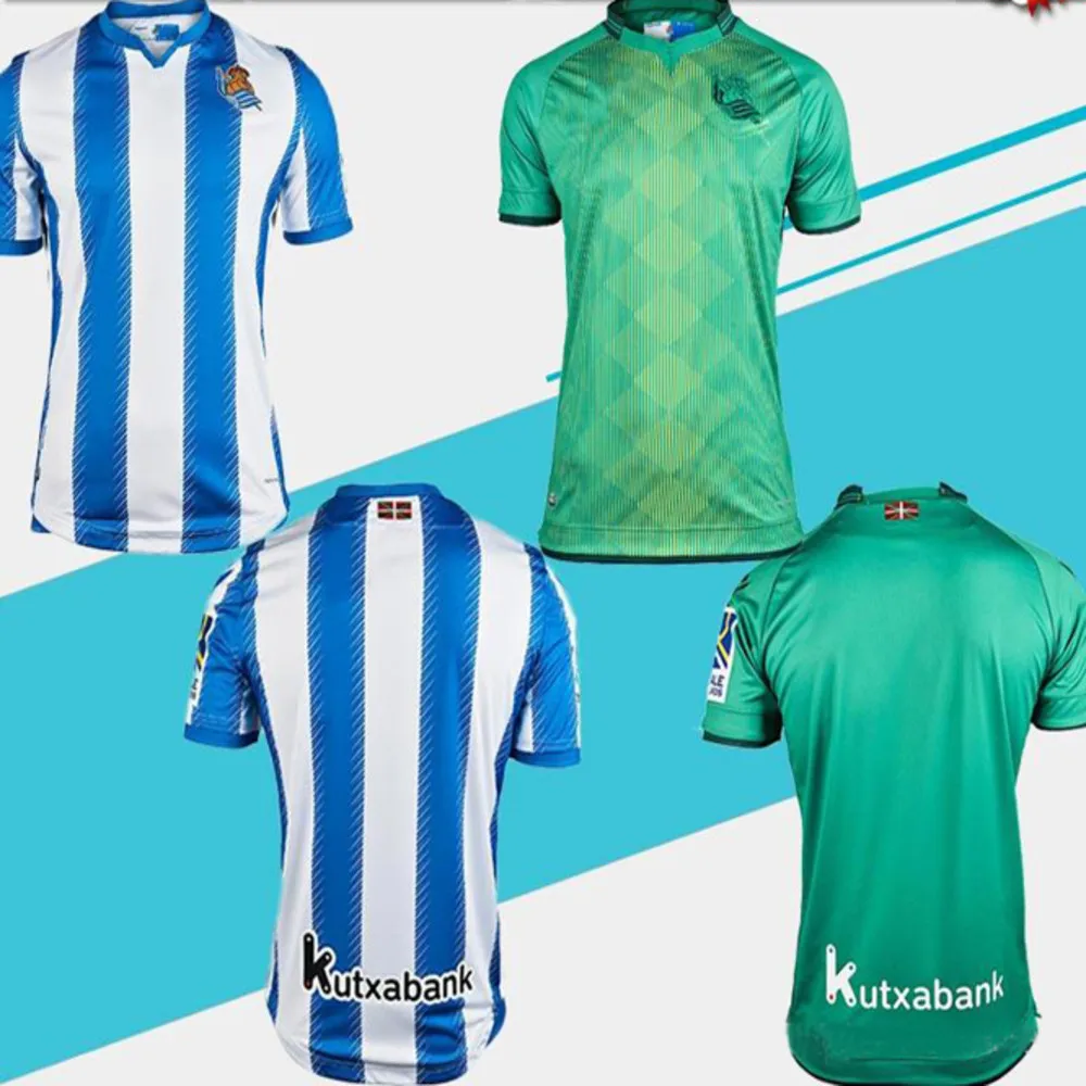 

Top Quality 2019 2020 Real Sociedad Home Jerseys 19 20 Top Thai quality Real Sociedad Soccer Away Casual T-shirt