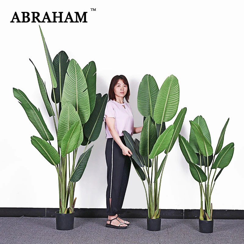 120 Kunstmatige Banaan Tropische Nep Planten Palm Monstera Groen Plastic Jungle Plant Voor Thuis office Decor|Kunstmatige Planten| - AliExpress