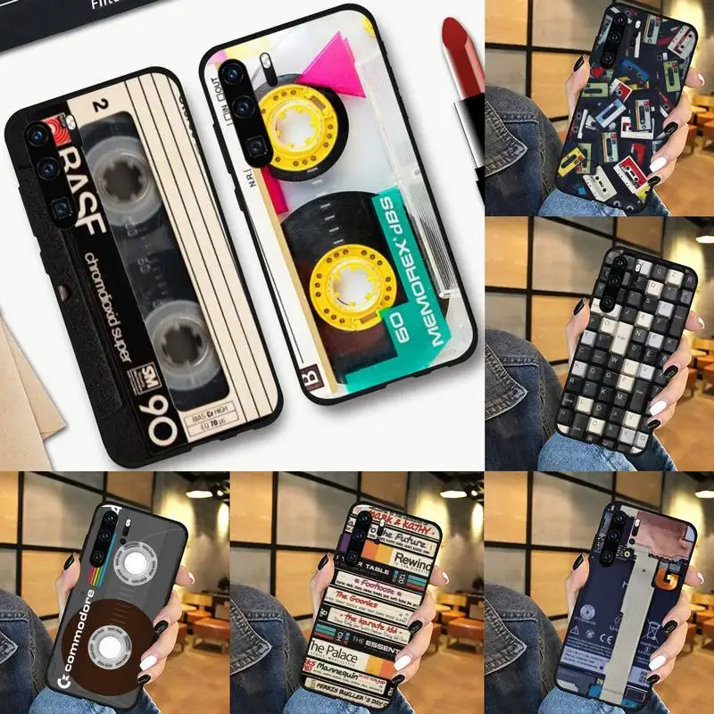 magnetic tape keyboard camera Phone Case For Huawei Mate 9 10 20 Pro lite 20x nova 3e P10 plus P20 Honor10 | Мобильные телефоны и