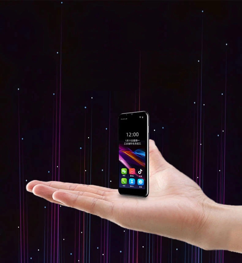 M16 Мини Android Сотовые телефоны MT6739V/CWA четырехъядерный 32 ГБ/64 Гб rom отпечаток пальца разблокирован play store 4G смартфон