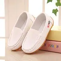 

Children Shoes For Boys Loafers Sneakers Baby Soft Kids Shoes PU Leather Casual Toddler Girls Flats Slip-on Moccasin White Shoes