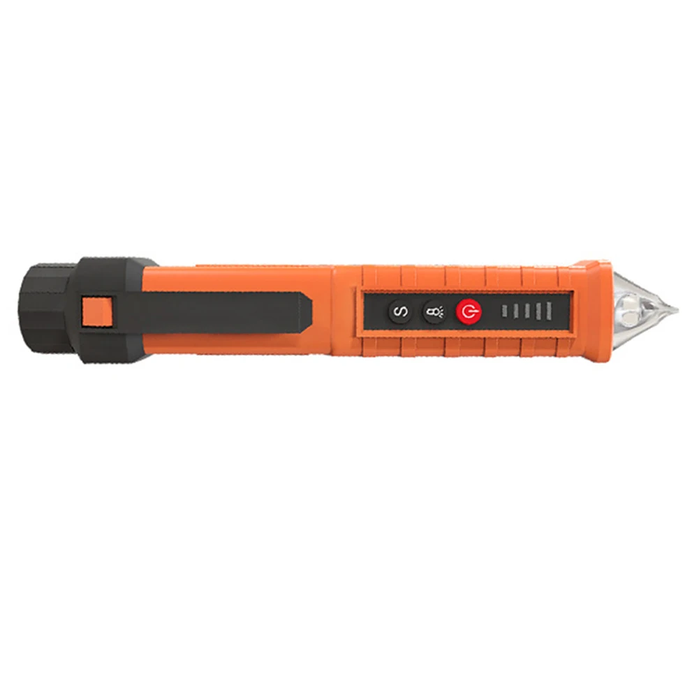 

12-1000V Live Wire Voltage Test Pen Detector With Flashlight Inductive Current Judgment Electric Tool Led Pencil Alarm Mode