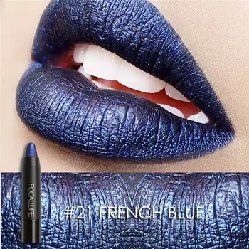 

Focallure 8 colors Metallic Lipstick Tint Lip Paint Moisturizing Matte Lipsticks waterproof Lip Gloss Stick