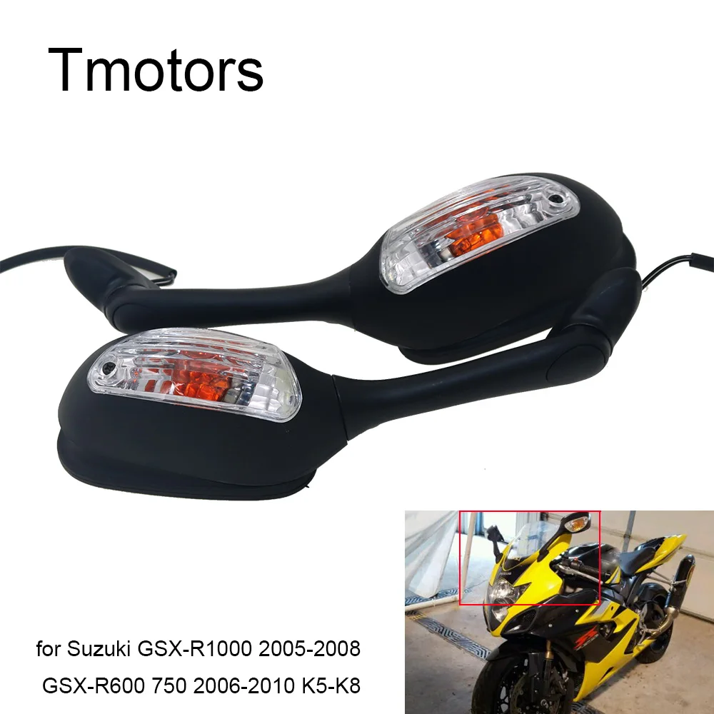 Для Suzuki GSXR600 750 2006-2010 GSXR 1000 2005 2006 2007 2008 мотоциклетное зеркало заднего вида с