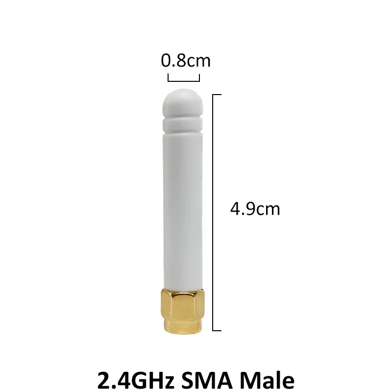 2 шт 2,4 ГГц антенна wifi SMA разъем 2~ 3dbi 2,4 ГГц антенна wi fi маленький размер антенна белая wi-fi антенны маршрутизатор