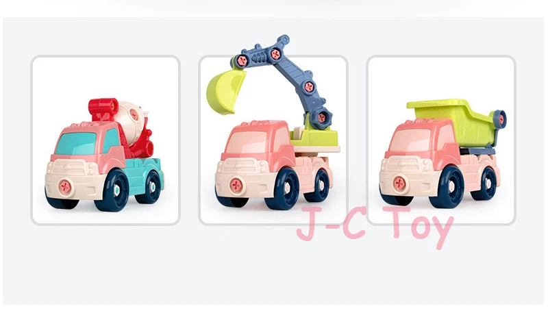 儿童玩具_批发儿童手工玩具-益智拆卸飞机拆装工程车玩具_17