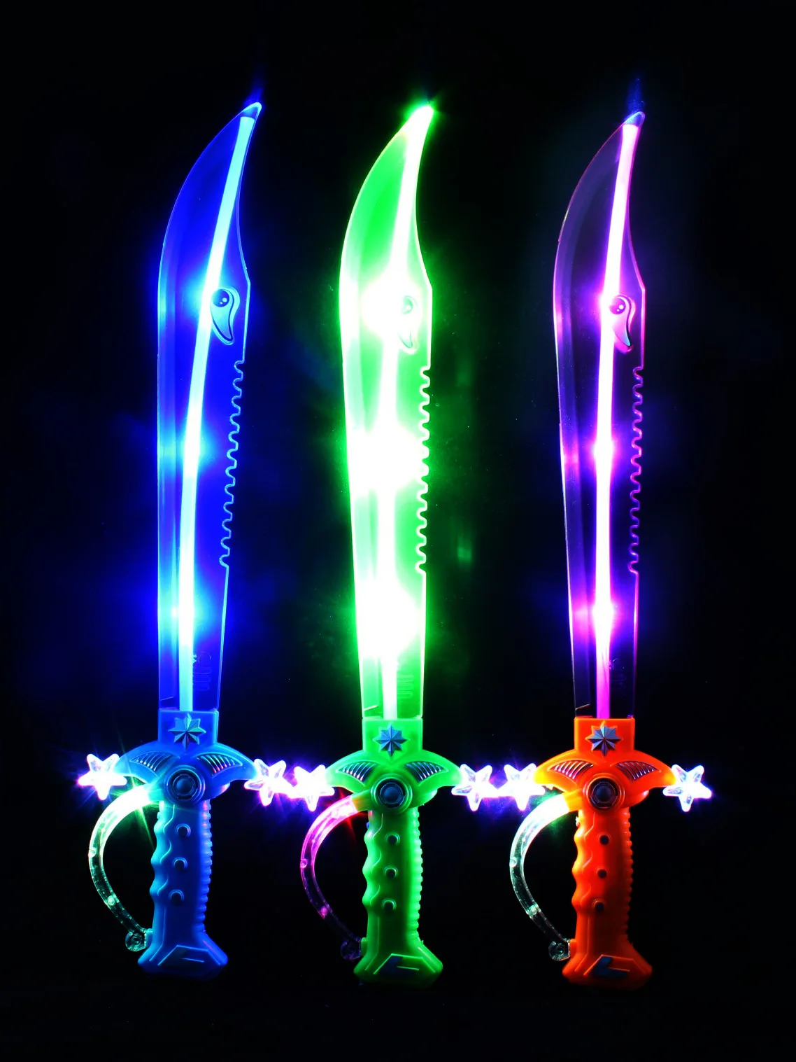 

Shark Flash Toy Knife Music Shining Sword Shining Sound Making Wholesale Stall Hot Sales Manufacturers Direct Selling