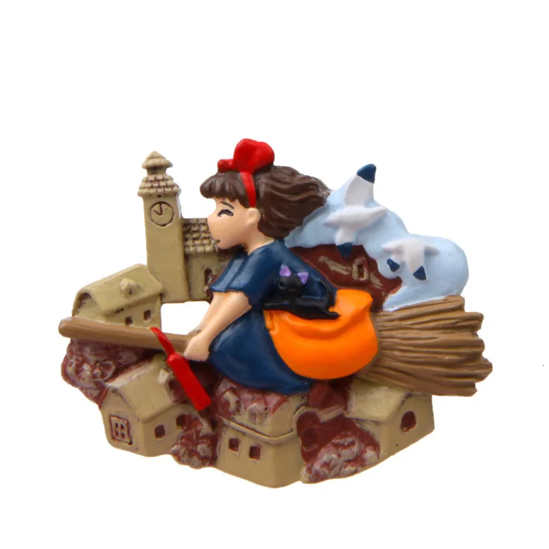 Служба доставки Kiki мультфильм 3D фигурка магнит шаблон магнитные наклейки для холодильника детские развивающие игрушки подарок на день