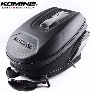 

New For Komine Waterproof Carbon Fiber Motorcycle Fuel Tank Bag Magnetic Motorcycle Seat Bag Shoulder Motorcycle Oil Bags 9-12L