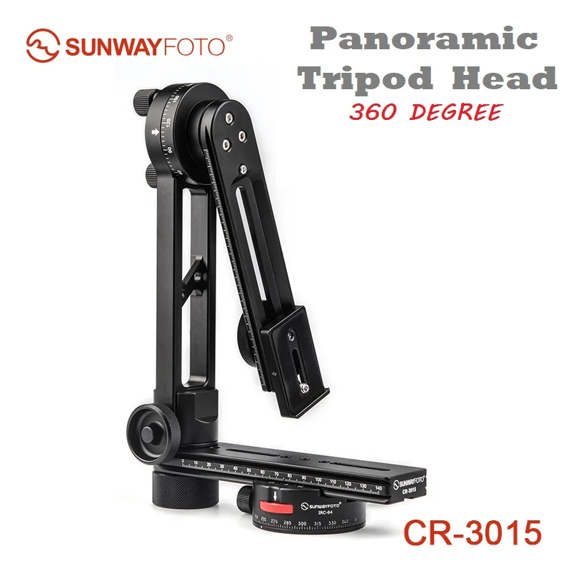 

SUNWAYFOTO CR-3015 360 VR Panoramic Tripod Head Tripod Panoramic Head Camera Stand Panorama Head for Manfrotto Benro