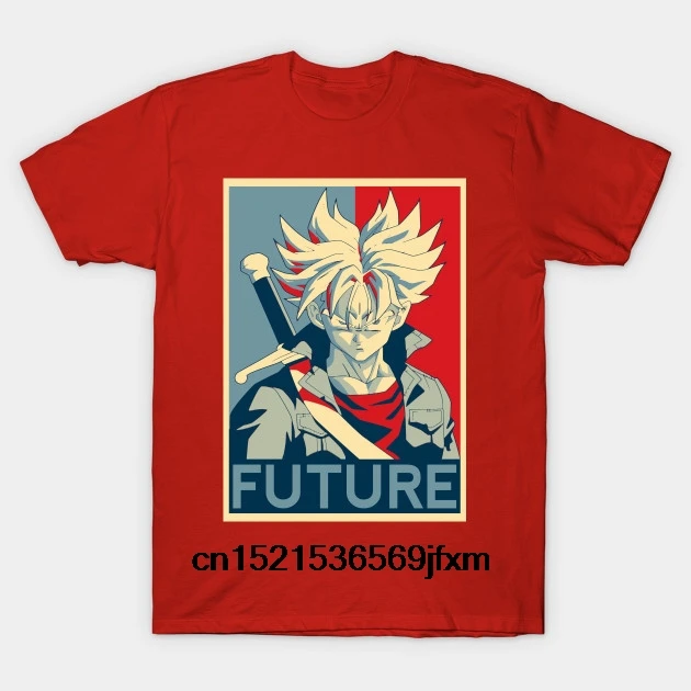 Printed Men T Shirt Cotton Short-Sleeve New Style Future Trunks Hope Women T-Shirt | Мужская одежда