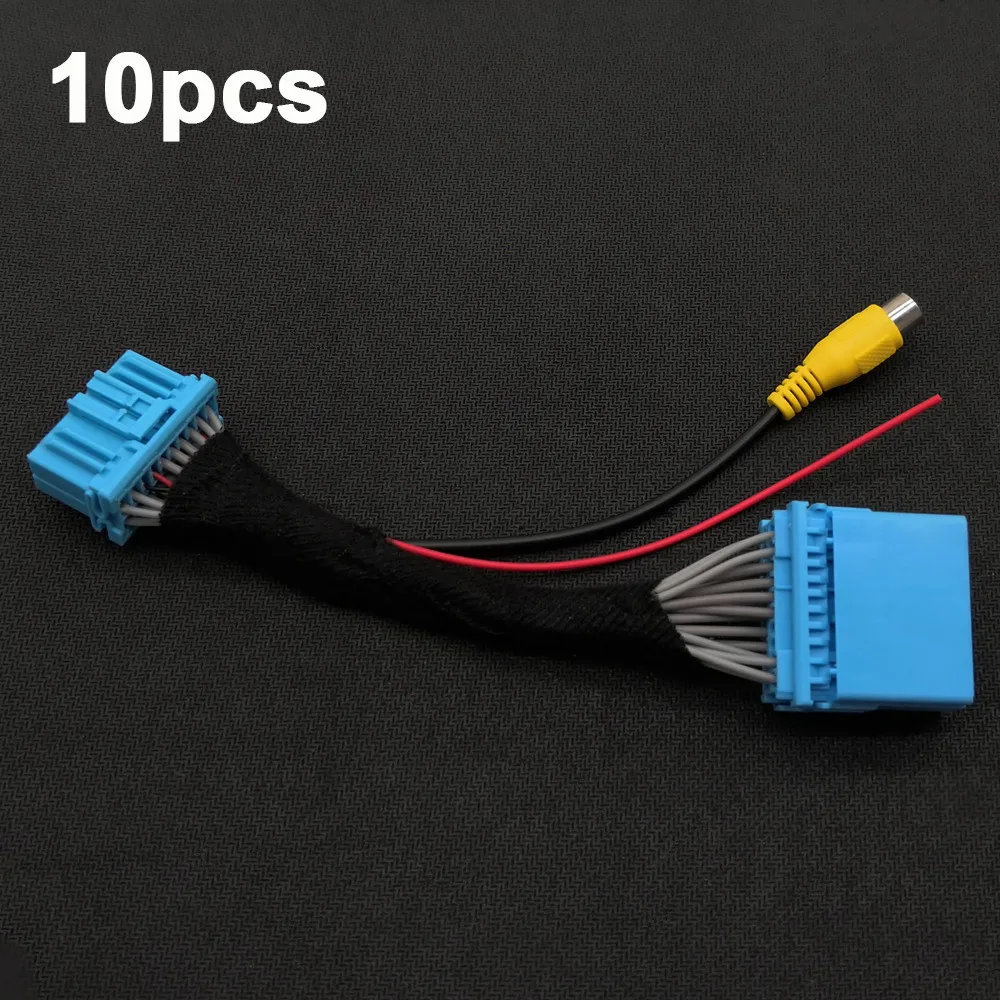 YIFOUM 10 шт. 20Pin видео вход переключатель Обратный камера RCA Кабель-адаптер для Suzuki SX4 Хэтчбек