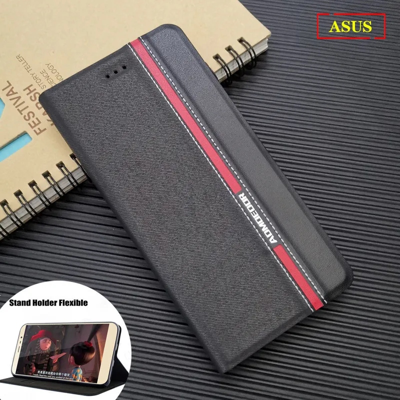 Кожаный флип чехол для Asus Zenfone Max Pro M1 ZB601kl ZB602kl ZB555KL ZC554KL ZC520KL ZB633KL ZE520KL ZE552KL чехлы