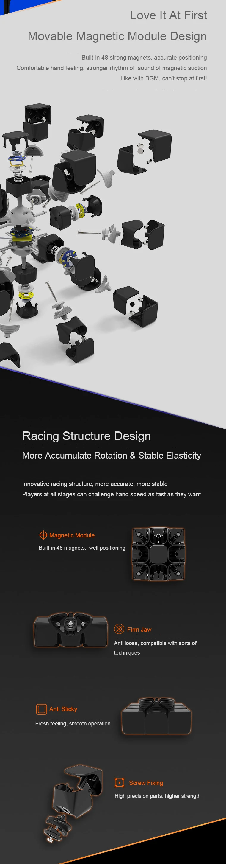 [Update Version ] Original Xiaomi Mijia Giiker i3s AI Intelligent Super Cube Smart Magic Magnetic Bluetooth APP Sync Puzzle Toys (7)