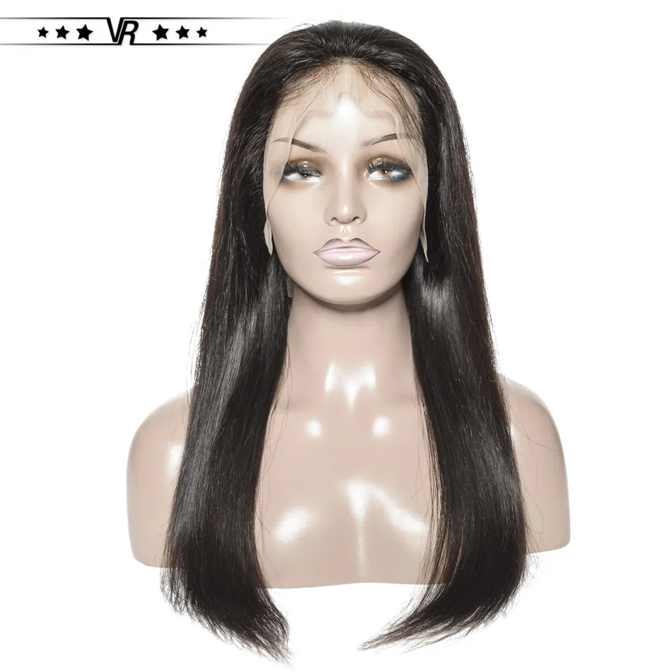 Синтетические волосы на кружеве парик 13x4 бразильские девственные человеческие волосы прямые 130% плотность звезда качества