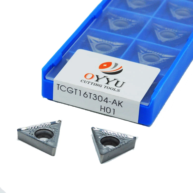 Карбидные вставки TCGT090202 TCGT090204 TCGT110202 TCGT110204 TCGT110302 TCGT110304 TCGT16T302 TCGT16T304 TCGT16T308 AK H01