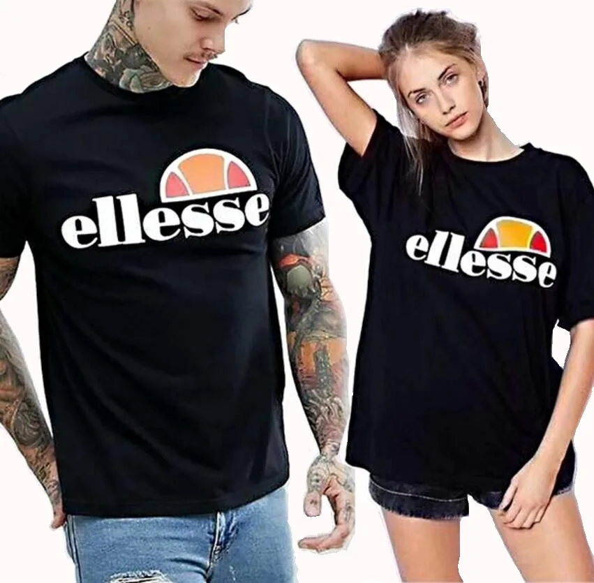 

2019 Hot Ellesse T-shirt for men and women lovers' clothes Harajuku Love Printed Casual Tee Tops Short Sleeve