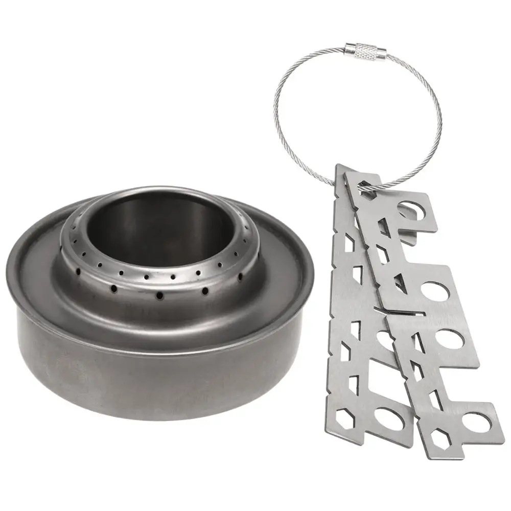 Mini Alcohol Burner Stove for Camping Backpacking Hiking Outdoor Picnic Cooking
