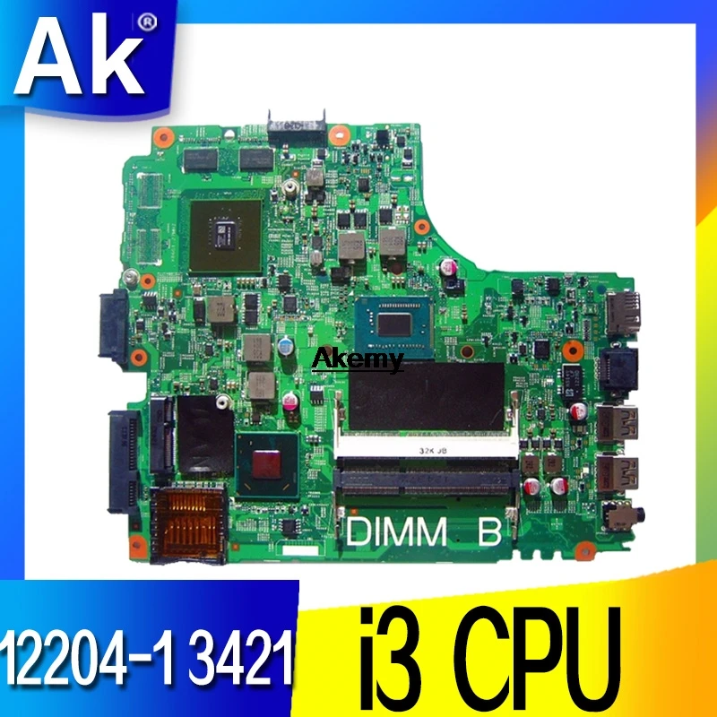 12204-1 Материнская плата для ноутбука dell INSPIRON 3421 12204-1 Материнская плата dell i3 оригинальная материнская плата для процессора
