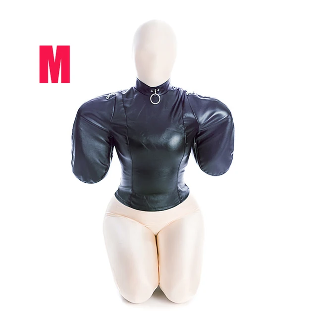 sm Bondage Mummy Restraint Bags Leather Double Arm Binder Restraint Straitjacket Sexy Costume Sex Slave Binding Women Sex Toys Exotic Accessories Aliexpress