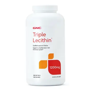 

Triple Lecithin supports a healthy heart liver & nervous system 1200 mg 180 pcs
