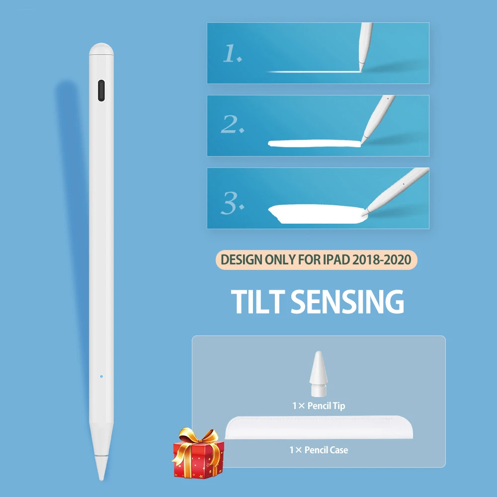 

iPad Pencil For 10.2 Air 3 10.5 2020 iPad Pro 11 12.9 Capacitive Touch Screen Stylus Active Stylus Pen Apple Pencil For Drawing