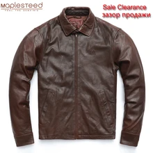 Распродажа, куртка из 100% натуральной овечьей кожи, мужская кожаная куртка, мужское кожаное пальто, весна-осень M503