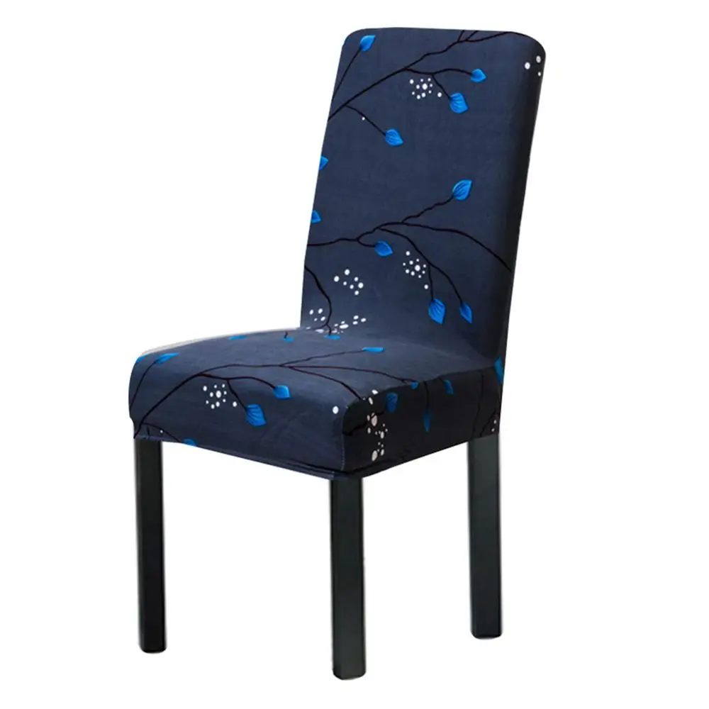 Универсальные чехлы на стулья с принтом Meijuner, Эластичный чехол на стул из спандекса, съемный защитный чехол для комнаты, отеля, банкета - Цвет: F