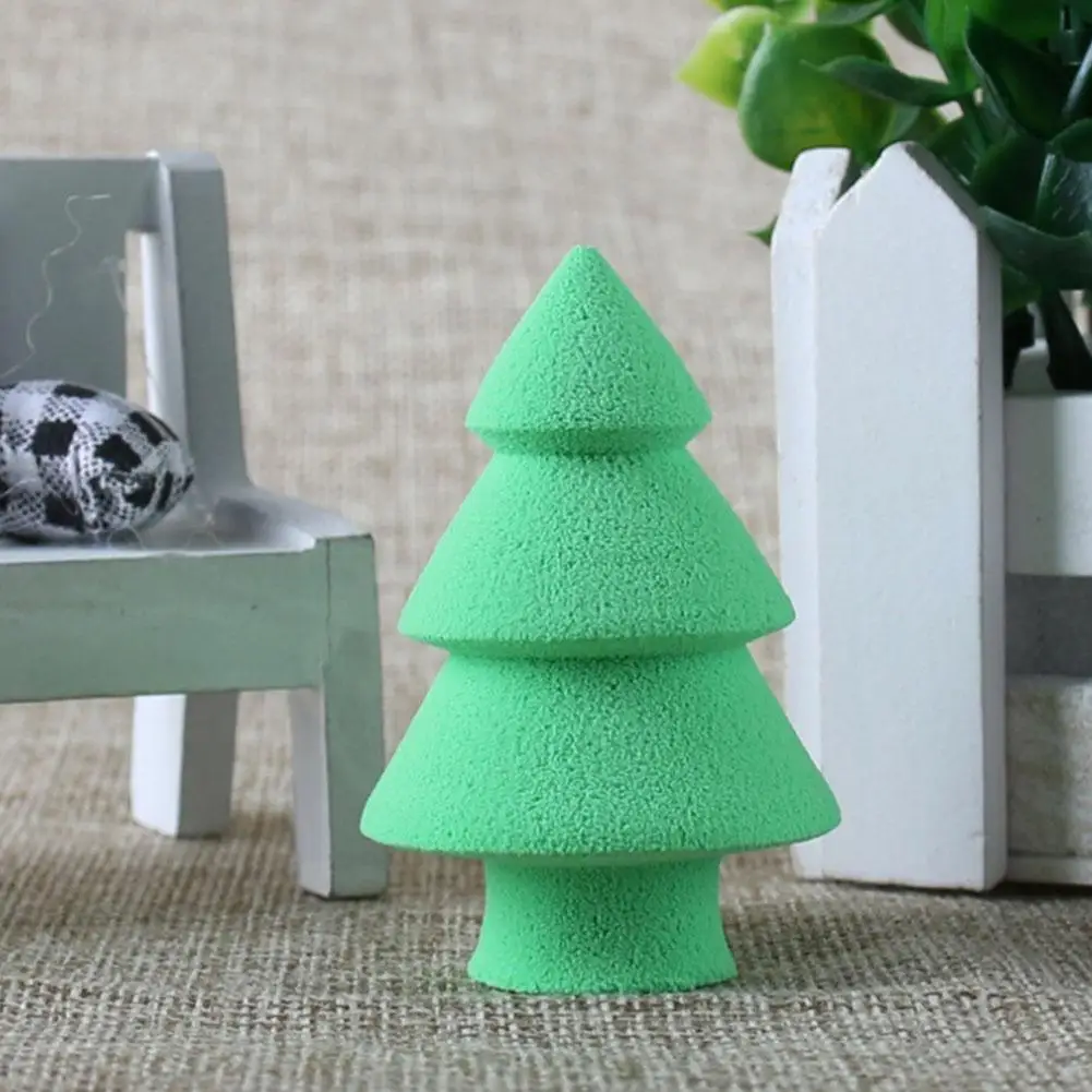 Спонж для пудры Puff профессиональный косметический пуф отбеливающий увлажняющий bb-крем инструменты для макияжа Мягкая губка в форме рождественской ёлки