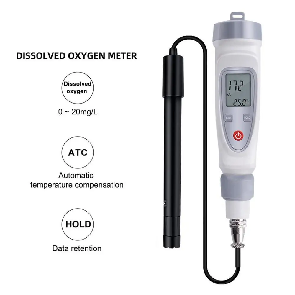 

Digital Dissolved Oxygen Meter Portable Dissolved Oxygen Pen Water Quality Tester Dissolved Oxygen Detector Analyzer
