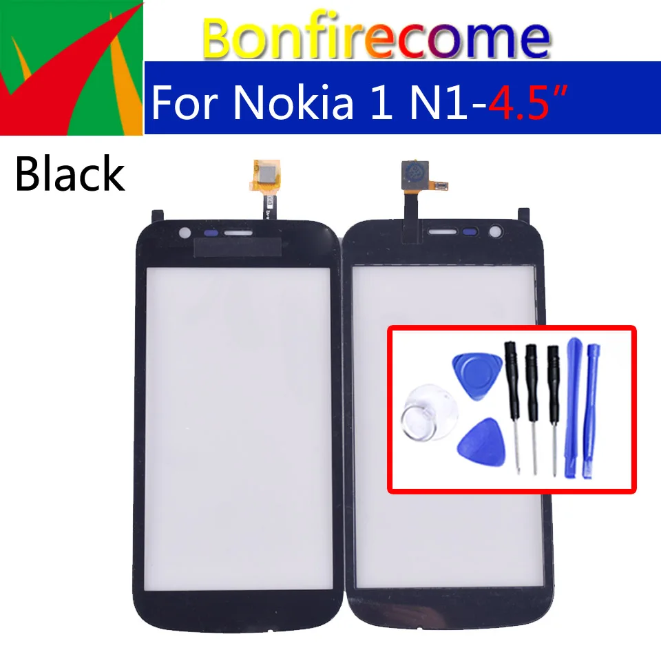 For Nokia 1 N1 Touch Screen Panel Digitizer Sensor Front Glass Outer Touchscreen Replacement 4.5 inch