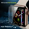 Soft Glass For Apple Watch 7 45mm 41mm iWatch series 6 5 4 3 se 44mm 40mm 42mm 38mm 9D HD Full Film Apple watch Screen Protector 1