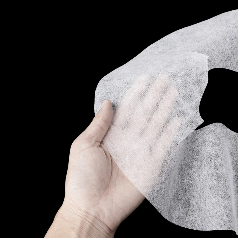 100Pcs/Set Non-woven Fabric Disposable Spa Face Pillow Cover Pad Table Overlay Q0KD