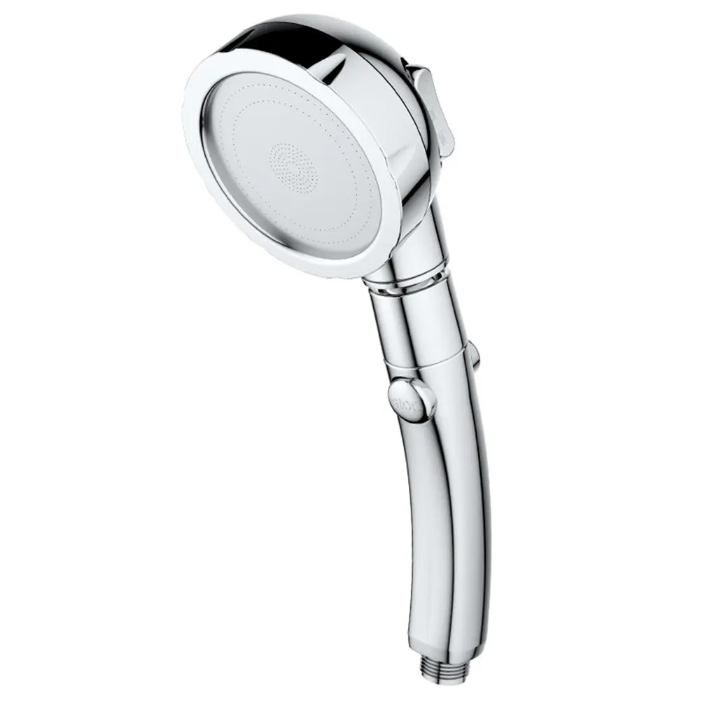 

Shower Bath Head Adjustable 3 Mode High Pressure Stone Stream Handheld Shower Head Temperature Control Three style