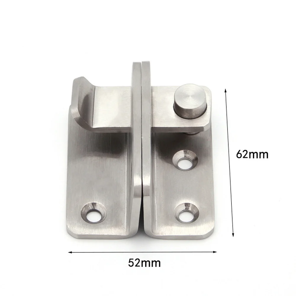 2x нержавеющая сталь дверной болт защелка слайд замок безопасности дома коробка