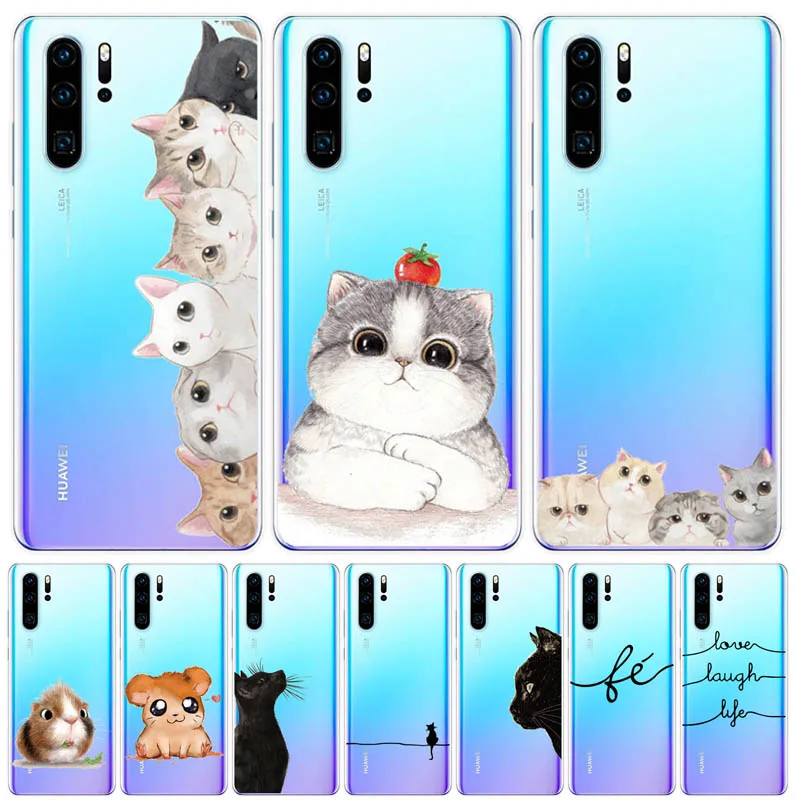 case for Huawei P30 Pro Case Silicone TPU Phone Back Cover VOG-L29 ELE-L29 P 30 Lite | Мобильные телефоны и аксессуары